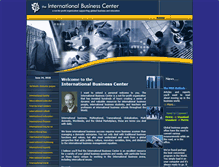 Tablet Screenshot of internationalbusinesscenter.org